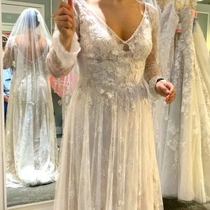 Wedding Gown And Matching Veil